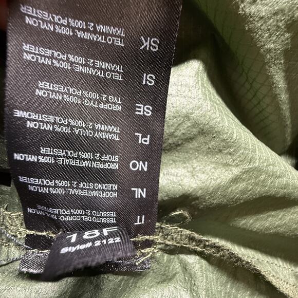 Kuhl Parajax Womens Large Olive Green Lightweight Windbreaker Jacket Hooded - Picture 8 of 8